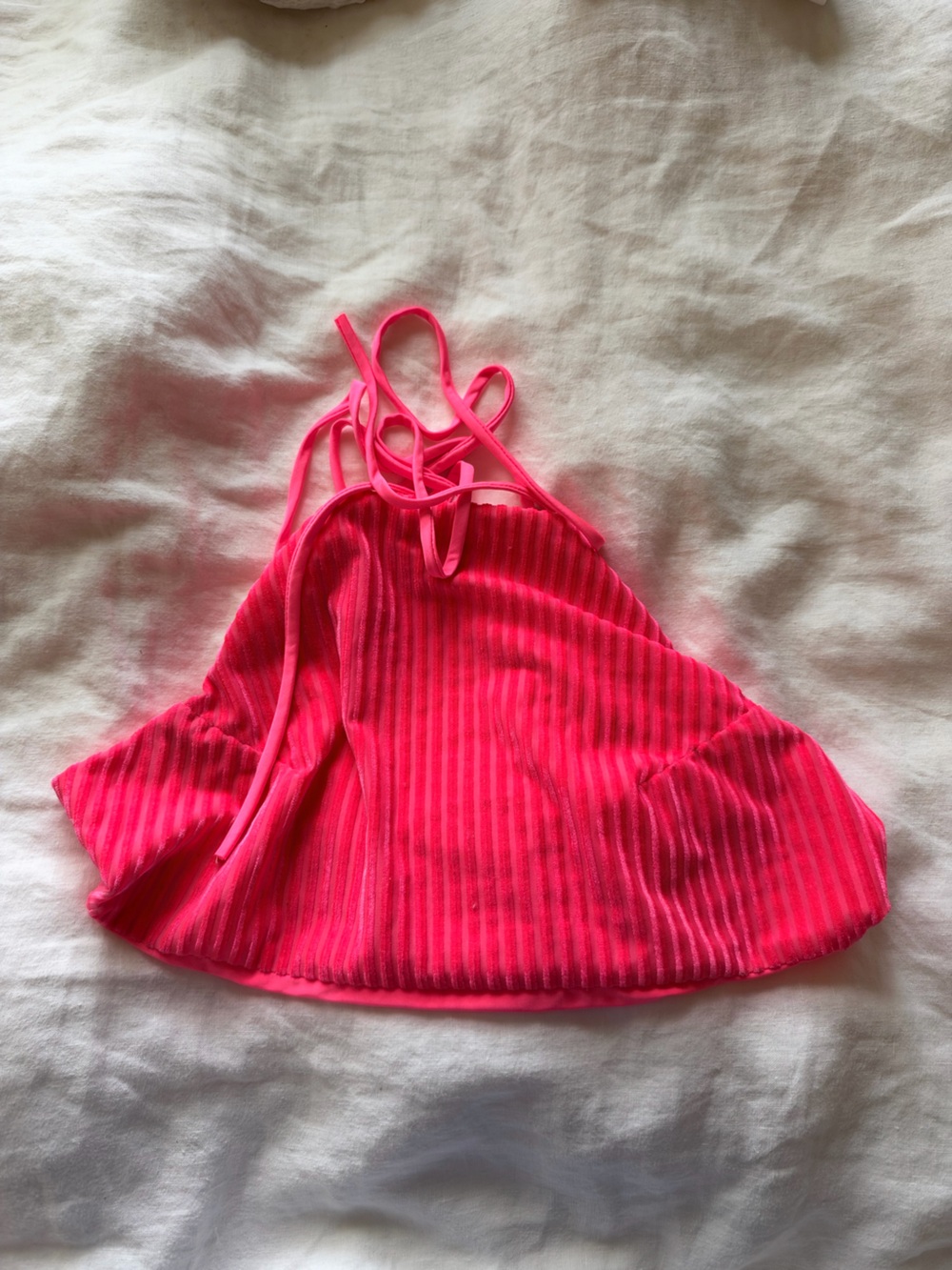 Lucy in the Sky - Pink Cross-Back Tank Top – Part of a Set - small
